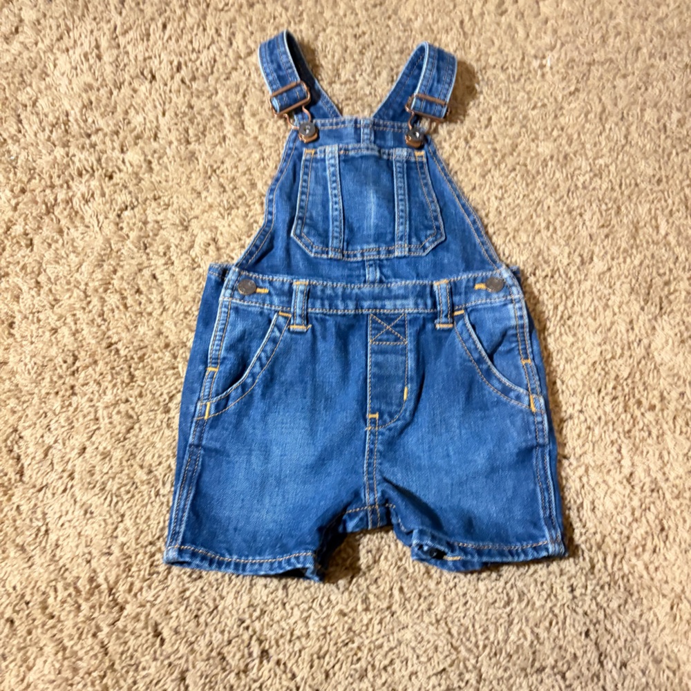 GAP Classic Blue Baby Overalls
